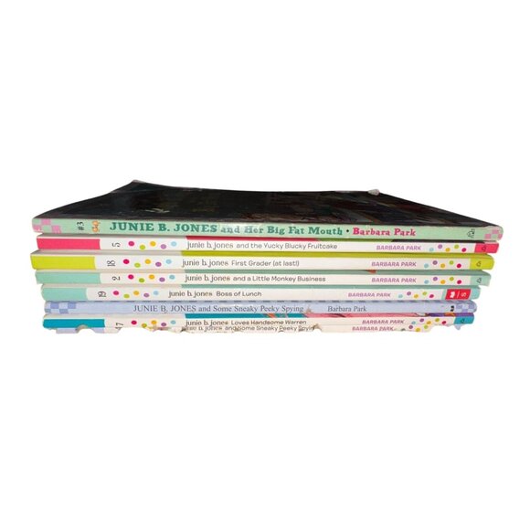 Junie B. Jones 8 Piece Book Lot Author-Barbara Park-Childrens Novels-GUC - Picture 4 of 4